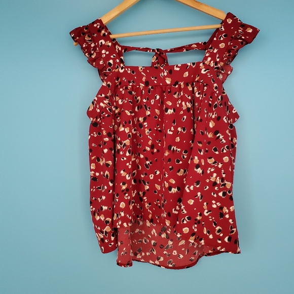 SHEIN Size XL Maroon Sleeveless Top - Picture 1 of 6